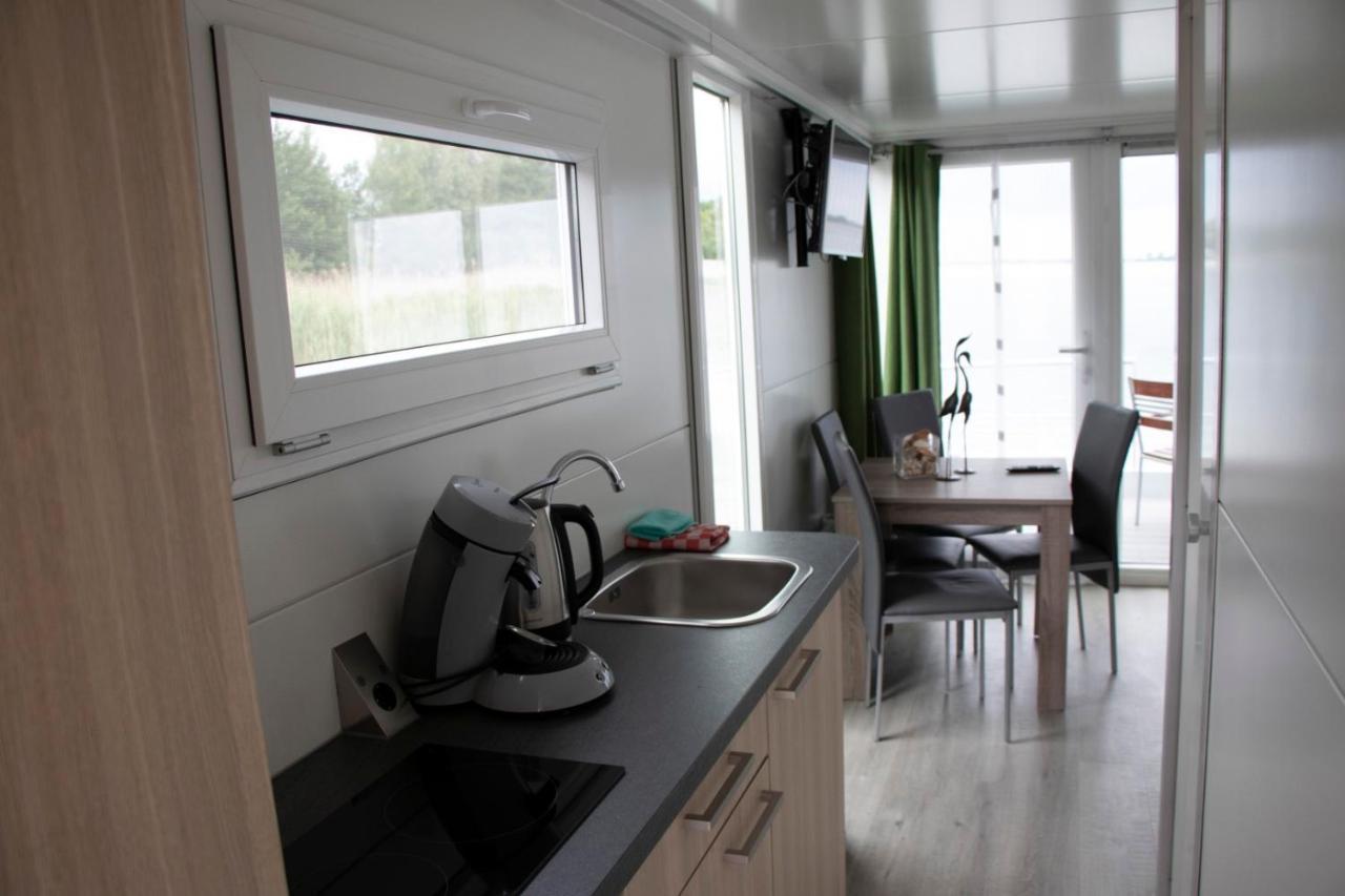 Houseboat Uitzicht Over Veluwemeer, Natuurlokatie, Prachtige Vergezichten Biddinghuizen Kültér fotó