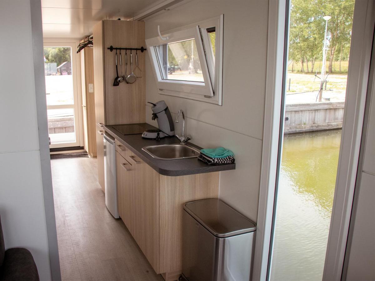 Houseboat Uitzicht Over Veluwemeer, Natuurlokatie, Prachtige Vergezichten Biddinghuizen Kültér fotó